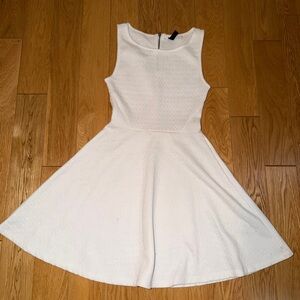 white h&m dress